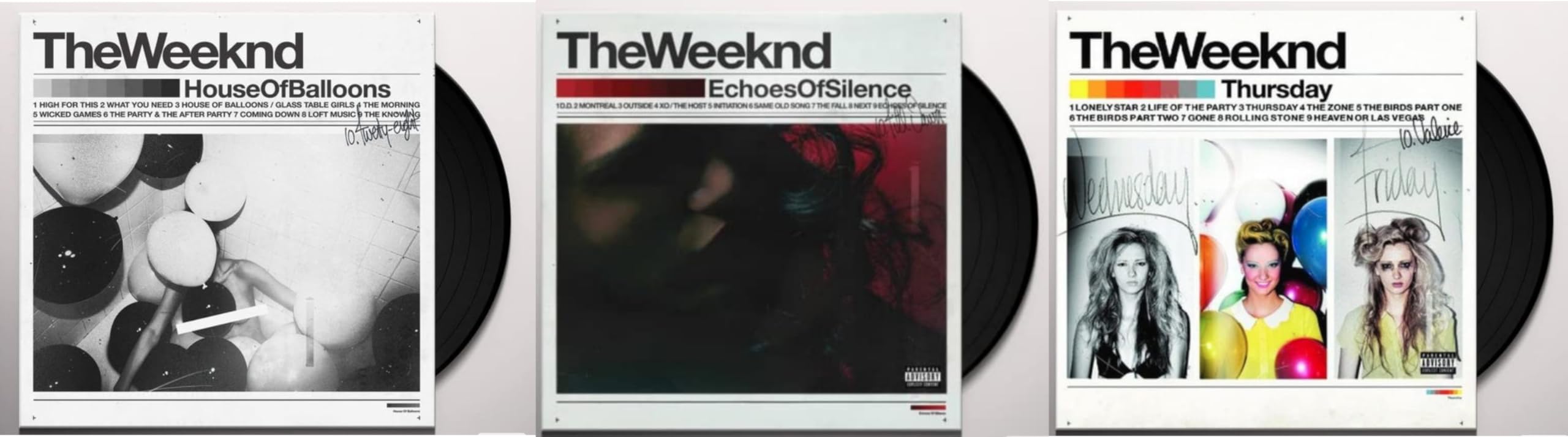 新品The Weeknd アルバム3枚セット The Weeknd Complete Studio Album CD Collection: Kiss Land / Beauty